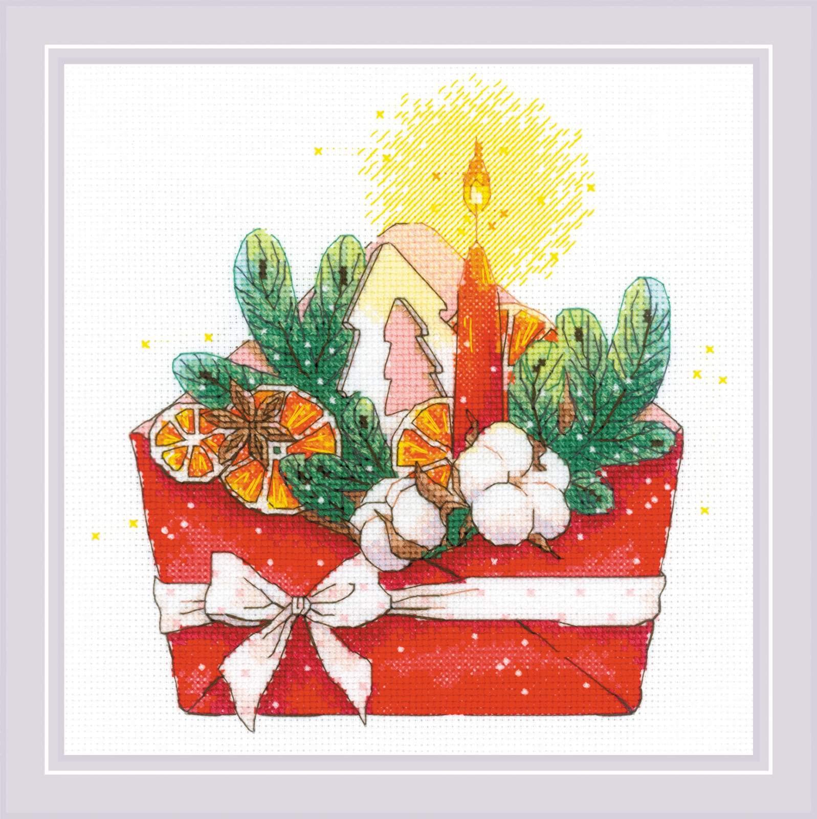 Amazon | Riolis クロスステッチセット マルチカラー 20×20cm